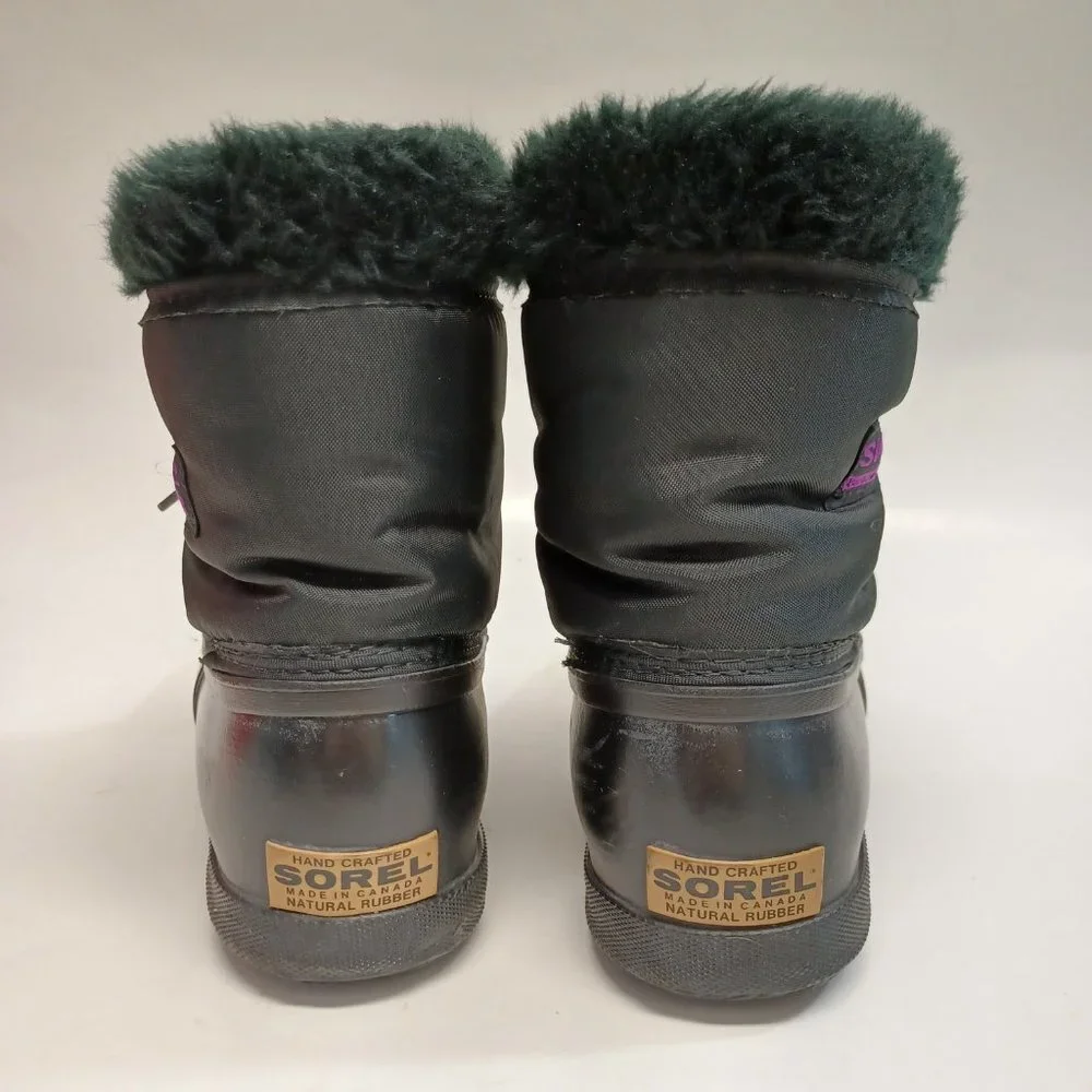 Sorel Boots Black Winter Snow Boots‎ Womens 7